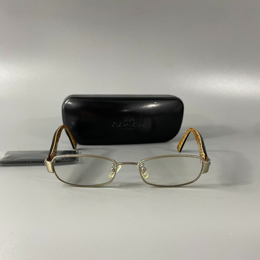 Coach Hc500 Silver-Metal Rectangular Glasses W To… - image 6